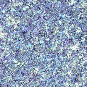Glam Jewel Purple Aqua Mermaid Scales -- Solid Faux Glitter Scales -- Glitter Look, Simulated Glitter, Purple Aqua Blue Silver Glitter Sparkles Print --  45.32in x 18.75in repeat -- 200dpi (75% of Full Scale)