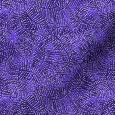 Palm Textured Bas Relief Tropical Neutral Interior Texture Monochromatic Purple Blender Bright Colors Light Blue Ultramarine Purple 6040FF Bold Modern Abstract Geometric