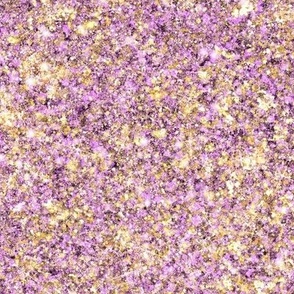 Gold, Purple Glitz Mermaid Scales -- Solid Faux Glitter -- Glitter Look, Simulated Glitter, Gold Purple Glitter Sparkles Print -- 45.32in x 18.75in repeat -- 200dpi (75% of Full Scale)
