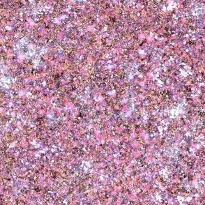 Pink, Gold Treasure Garden Mermaid Scales -- Solid Faux Glitter -- Glitter Look, Simulated Glitter, Glitter Sparkles Print --  45.32in x 18.75in repeat -- 200dpi (75% of Full Scale)