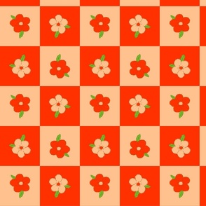Checkered Lil Flowers 