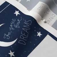 Quilt Label - First Dreams - Starry Night Sky - Celestial  