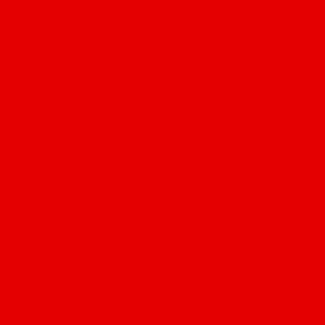 SOLID RED  #e50000 HTML HEX Colors