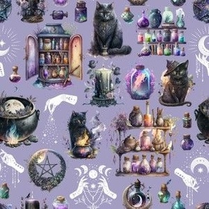 Small Scale Potions and Cats Lilac