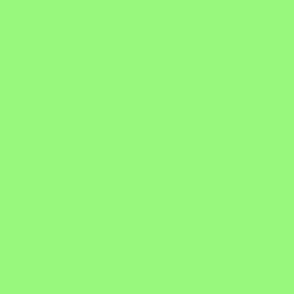 LIGHT GREEN #96f97b HTML HEX Colors 