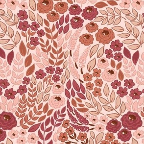 Charlotte - Blush Dried Floral Print