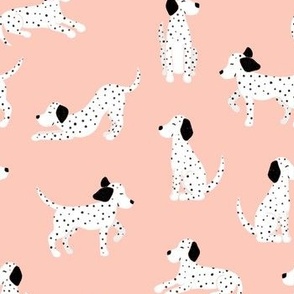 Pink Dalmatians Print