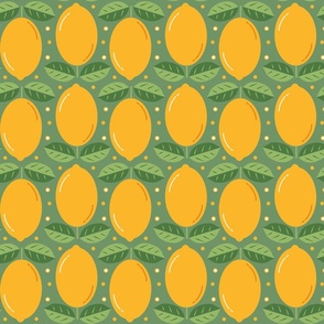 lotsa lemons dark green