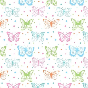 Color butterflies