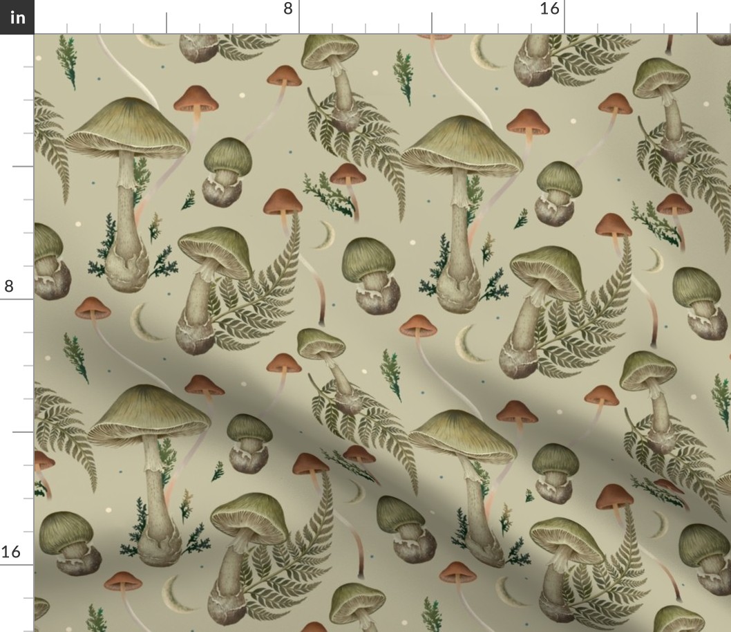 Death Cap Pattern-Beige