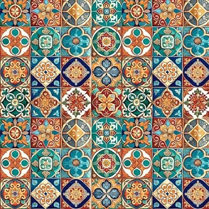 mixed tiles
