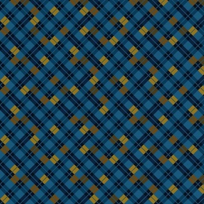 plaid dark blue 10.5 inch (24 inch wallpaper)