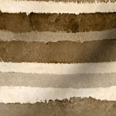 Watercolor Stripes In Neutral Earth Colors