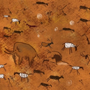 Stone Age - cave paintings - Lascaux - red ochre