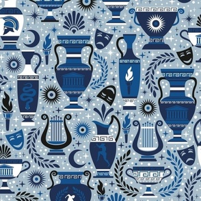 Ancient Greece Fabric, Wallpaper and Home Decor | Spoonflower