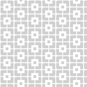2687 D - Abstract ditsy squares, grey