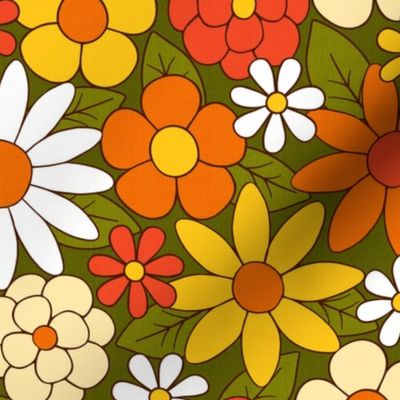 60s-70s Mod Floral