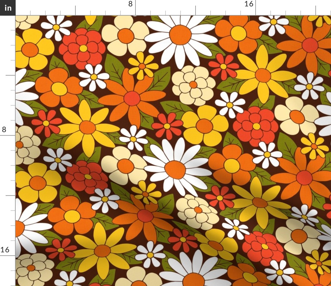 60s-70s Mod Floral_Bg French Puce