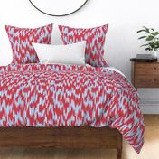 Cobalt Red IKAT LINES KK4 copy