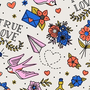 L - True Love Valentines Pattern