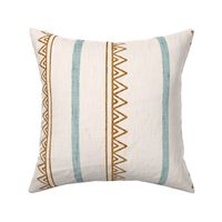 Bella Boho Stripe - Rust Mint Large Scale