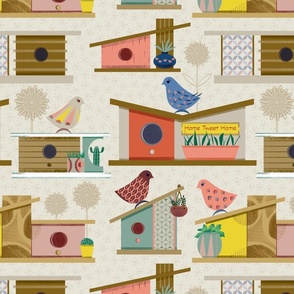 Midcentury Birdhouses