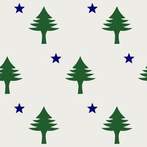 Maine original flag pattern SMALL