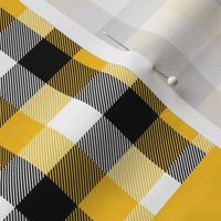 Wrestling//Yellow - Wholecloth Cheater Quilt