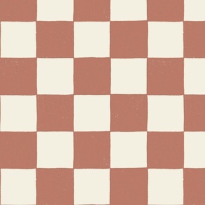 Checkerboard in marsala