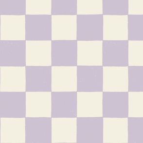 Checkerboard in lavender