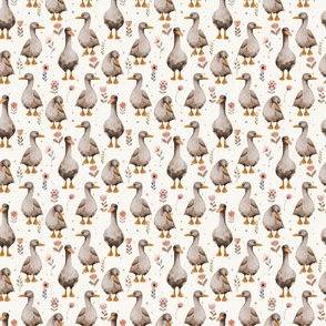 Silly Geese- a gaggle of geese M