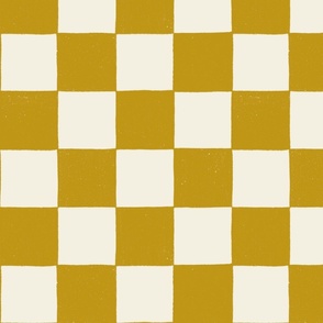 Checkerboard in goldenrod