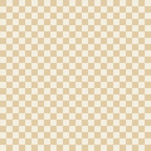 Checkerboard in Khaki - small scale 