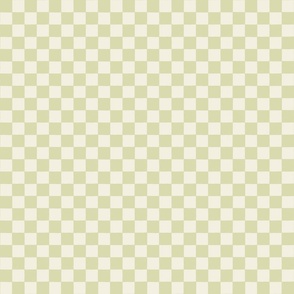 Checkerboard in Light green - small scale 