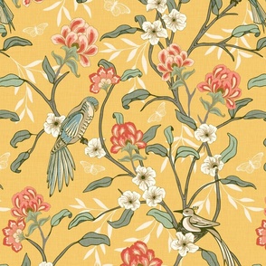 1700’s Chinoiserie - Large - Yellow