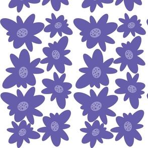 Scandinavian style graphic florals