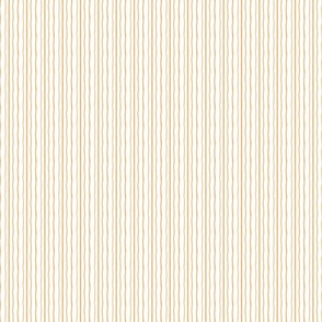 Slubby Orange Stripe on Cream Background