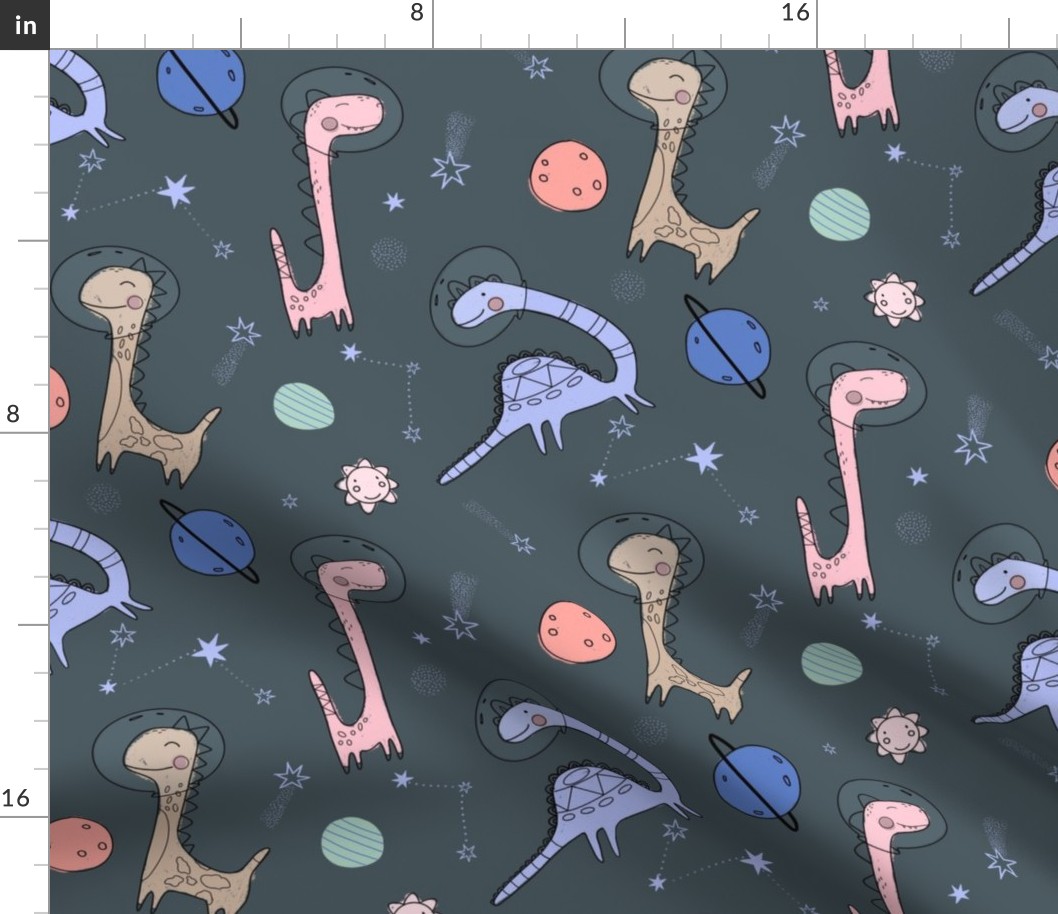 Dinosaurs_floating in planets 