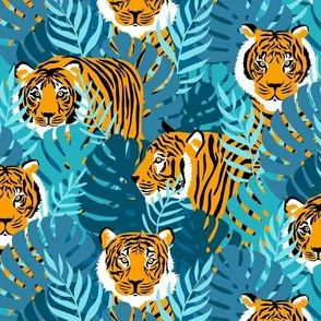 Jungle Tiger - Blue