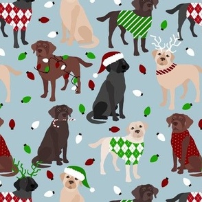 Christmas Labrador Retriever All Coats Blue