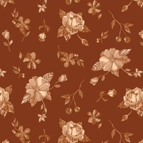 Ruby Toile tonal cinnamon sm