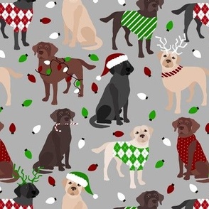 Christmas Labrador Retriever All Coats Gray