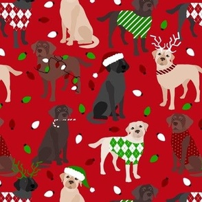 Christmas Labrador Retriever All Coats Red