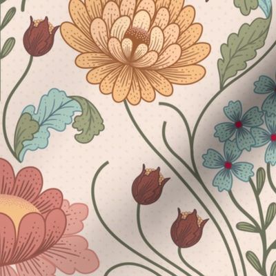 Art Nouveau Flowers