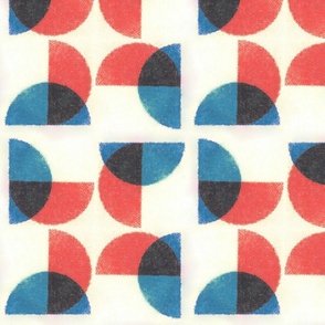 RED WHITE BLUE MODERNISM