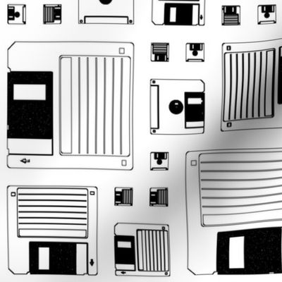 Disk pattern white