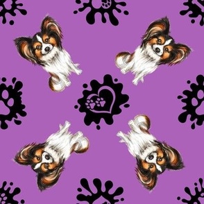 Puppy Love 11 Papillon Purple