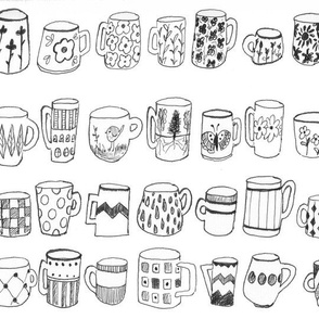 Black and White Cups