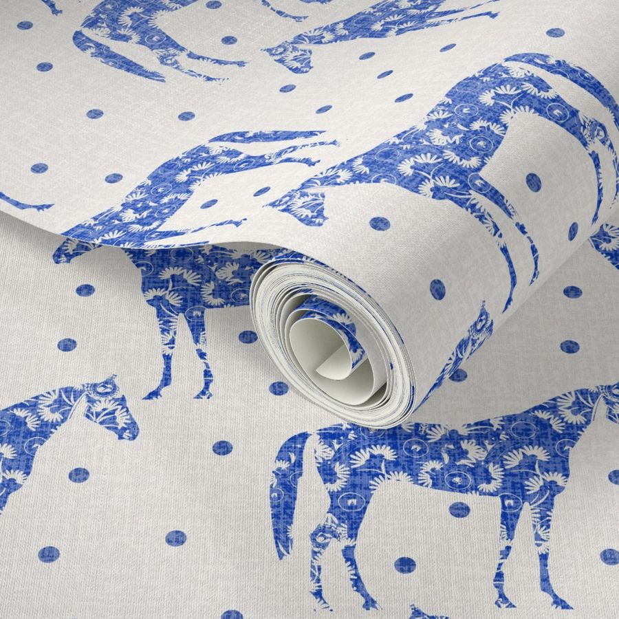 Feels Like a Blue Ribbon Day, China Wallpaper | Spoonflower