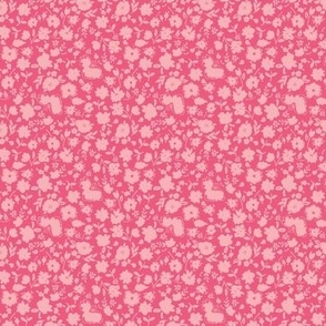 Bloom True cottage core floral, pink tonal ditsy floral Terri Conrad Designs copy